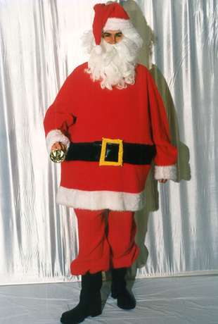 Kerstman dik pluce Kerstman dik pluce